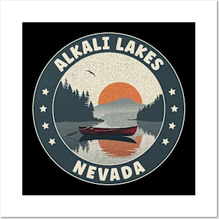 Alkali Lakes Nevada Sunset Posters and Art